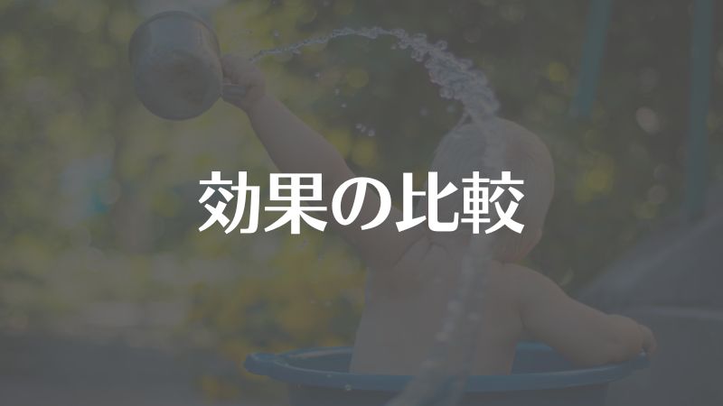 効果の比較｜ミラブル・IO霧